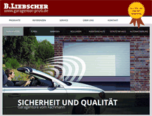 Tablet Screenshot of garagentor-profi.de